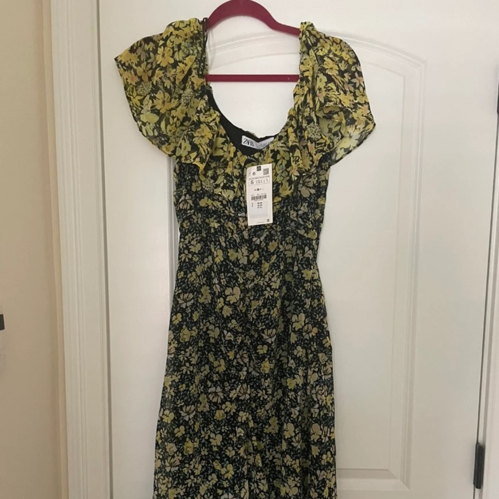 NEW ZARA MIDI DRESS